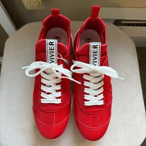 Viv Match leather/mesh sneakers